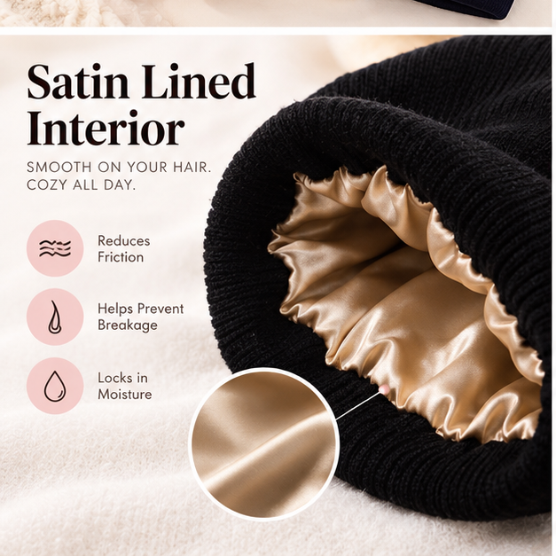 SatinSnug™ Satin-Lined Beanie